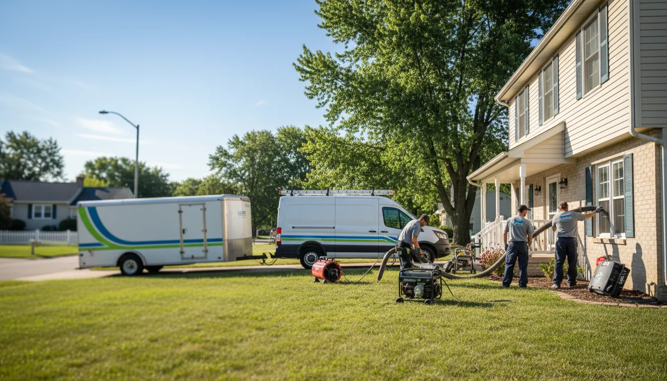 Flooded Basement Restoration And Cleanup With Repair in Kansas near me